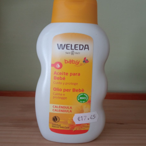 Aceite para bebé bio de caléndula, 200 ml.