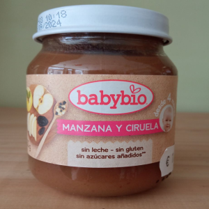 Alimentación infantil eco, potito manzana y ciruela, 13