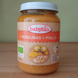 Alimentación infantil eco, potito verduras y pollo, 200