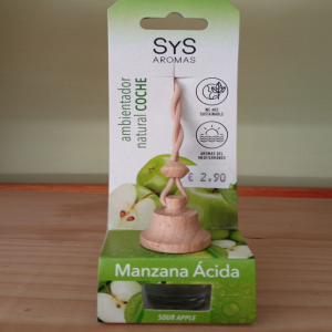 Ambientador natural para coche, manzana ácida