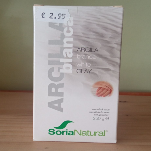 Arcilla blanca, 250 gr.